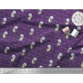 thumbnail image 2 of Soimoi Purple Cotton Duck Fabric Bottle & Panda Dots Print Fabric by the Yard 42 Inch Wide, 2 of 3