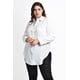 thumbnail image 1 of Camisa con boton de perla Roman Fashion Tallas Extras 5103 Blanco 36, 1 of 7