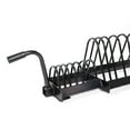 thumbnail image 2 of Power Systems Horizontal Weight Plate Rack – 16 Slots Bumper Plate Storage with Handle & Wheels, 2 of 5