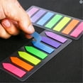 thumbnail image 2 of 4 Sets Sticky Tabs, Neon Book Tabs, Colored Flag Page Tabs Self Adhesive for Annotating Books, Page Markers, Fluorescent File Index Tabs for Notebooks, Removes Cleanly, 640pcs, 2 of 4