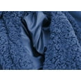 thumbnail image 7 of Men's Athletic Los Angeles Varsity Sherpa Fleece Lined LA Zip Up Hoodie Jacket (Blue, L), 7 of 7