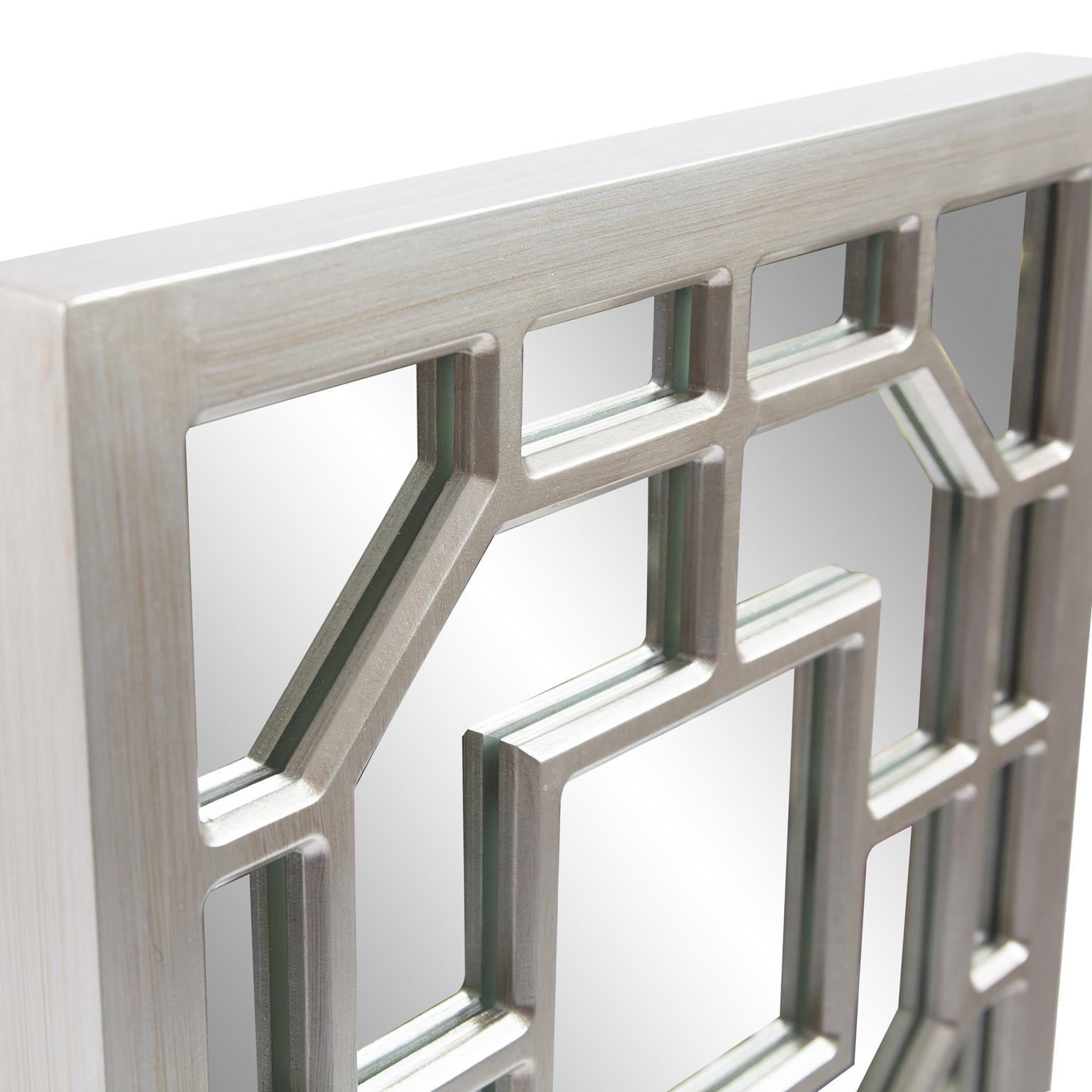 Tyler Dillon Rectangular Contemporary Aldrich Wall Mirror 15.75"W x 46.5"H