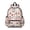 Fireman and Shield, variant on Fireman and Dog Black Pattern Backpack for School, Cute School Bag with Adjustable Shoulder Straps and Padded Back, 13.4"x11"x4.7"