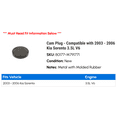 thumbnail image 2 of Cam Plug - Compatible with 2003 - 2006 Kia Sorento 3.5L V6 2004 2005, 2 of 2
