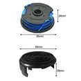 thumbnail image 6 of Replacement Spool and Cover Set for Harbor Freight Bauer 20115E-B Electric String Trimmer Spool×2+Cover×2, 6 of 9