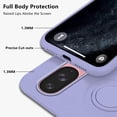 thumbnail image 4 of Compatible with Google Pixel 9 Case with Ring Kickstand Green, Google Pixel 9 Phone Case Silicone Liquid with Soft Microfiber Lining Slim Shockproof Protective Cover (Purple), 4 of 14