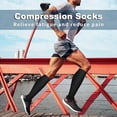 thumbnail image 6 of 6 Pairs Compression Socks for Women and Men, Best Support for Running, Athletic, Travel, S/M, 6 of 6