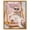 Gold Frame, variant on Cool Cat Sunbathing Canvas Cute Pets Prints by Art Remedy, White Frame, 30" x 36"