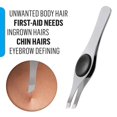 thumbnail image 4 of Pinzas profesionales para cejas para mujeres y hombres, pinzas de precisión, pinzas afiladas e inclinadas para depilar cejas, pelo encarnado, depilación facial, peluca, cejas, 4 of 5