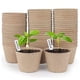 thumbnail image 1 of Macetas de Turba, 60 Piezas Macetas de Inicio de Semillas de 3 Pulgadas, Maceta Redonda de Vivero, Macetas Biodegradables con 20 Etiquetas de Plantas Adicionales, 1 of 8