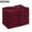 Burgundy, variant on IR Imperial Rooms Pack of 5 Embossed Bedspread Set, Microfiber Leaf Pattran Lightweight Quilt Coverlet, Charcoal Twin