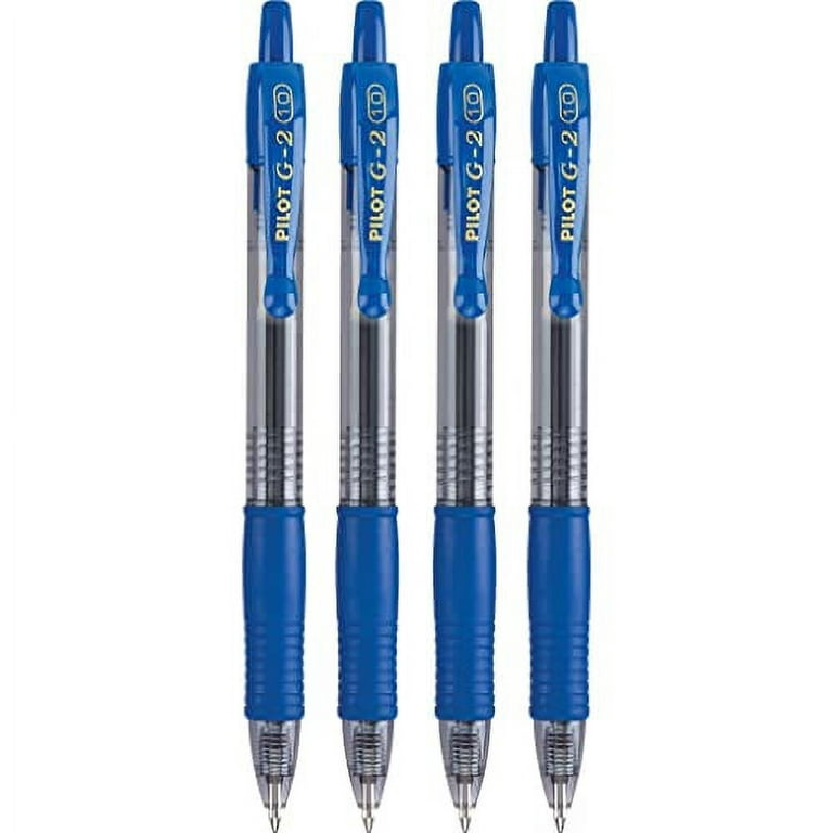 Pilot, G2 Premium Gel Roller Pens, Bold Point 1 mm, Pack of 4, Blue