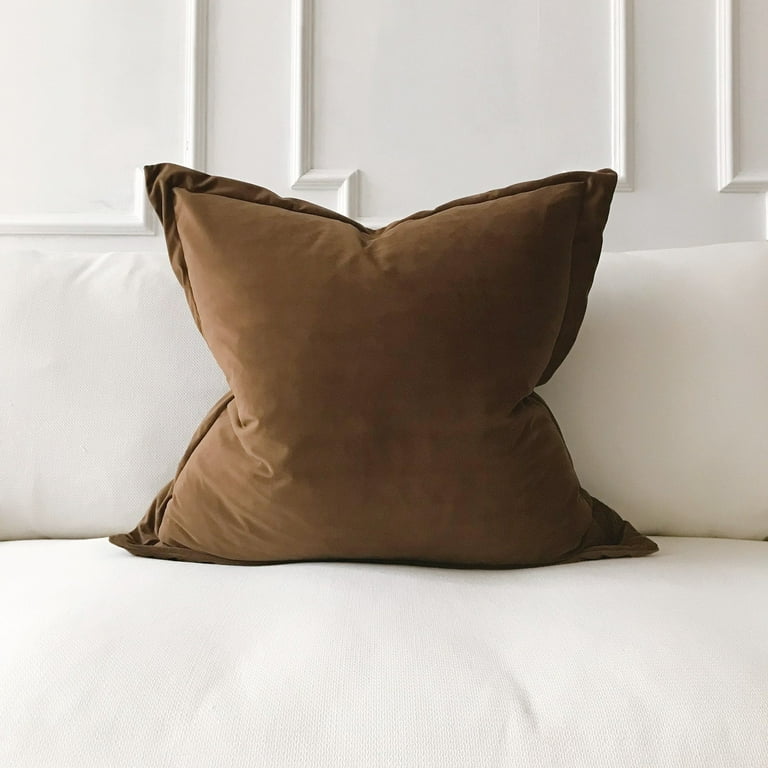 Chocolate Velvet Euro Sham 27x27 Walmart