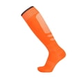 thumbnail image 2 of FSYBOA Boys Athletic Socks, Knee-High Breathable Stretch Basketball Kids Soccer Socks Orange Size 5-17T, 2 of 5