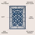 thumbnail image 2 of JONATHAN Y MODERN PERSIAN 5 x 8 Area Rug, Vintage Moroccan Traditional - Navy/Light Gray, MDP101A-5, 2 of 3