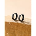 thumbnail image 5 of Suplight 925 Sterling Silver Huggie Earrings for Women Plain Hoop Earrings, Gold/Rose Gold/Black Plated, 5 of 8
