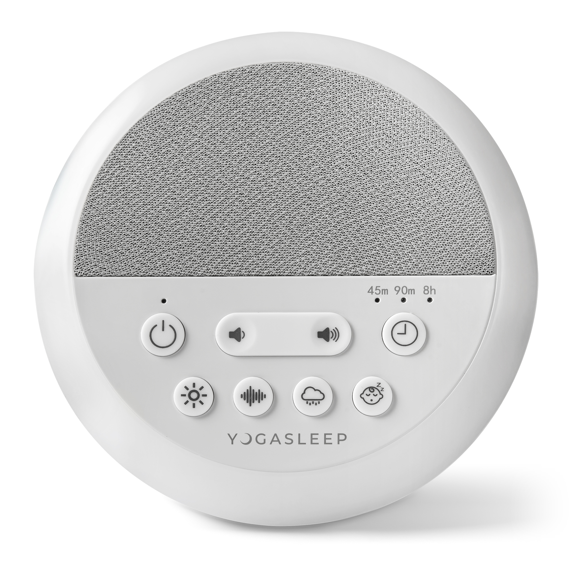 Yogasleep Nod Sound Machine and Night Light, White photo 2