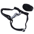 thumbnail image 3 of Cinturón de seguridad para perros reflectante ajustable transpirable perro correa para caminar al aire libre para perros pequeños medianos grandes negro M, 3 of 5