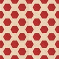 thumbnail image 1 of Ahgly Company Machine Washable Indoor Square Transitional Deep Peach Orange Area Rugs, 8' Square, 1 of 7