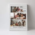 thumbnail image 2 of Custom Canvas Prints White Modern Family Personalized Photo Image Collage DIY Framed Kit Wall Art Picture Room Decor 16x20 inch, 2 of 7