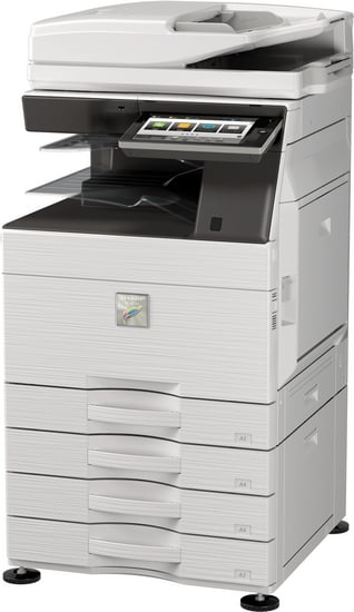 Sharp MX-3570V Color Laser Multifunction Printer – SRA3/A3/A4/A5, 35ppm, Copy, Print, Scan, Auto Duplex, Mobile Print, Network, Wireless, 2 Trays