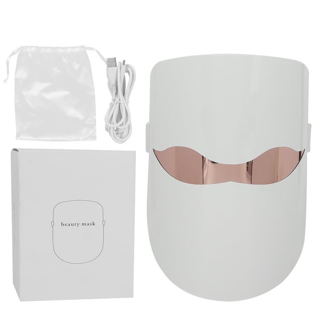 Dispositivo de belleza de fotones, luz LED de 3 colores Dispositivo de belleza facial con luz LED Máquina de belleza de terapia de luz altamente versátil