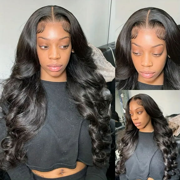 XIYXI 13x6 Body Wave Human Hair Lace Front Wig with Natural Hairline and Baby Hair