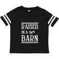 thumbnail image 3 of Inktastic RAISED in a BARN in White Boys or Girls Toddler T-Shirt, 3 of 5