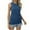 Navy, variant on Scyoekwg Women's Tank Tops Crewneck Pleated Tunic Tops Summer Ladies Tops Solid Color Sleeveless Tops Casual Comfy Loose Blouses (Navy,L)