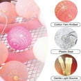 thumbnail image 4 of LINLIN LED Cotton Ball String Lights, Christmas LED Garland Lamp Battery Powered Fairy String Lights for Wedding Garden Home Party Decor, 4 of 6