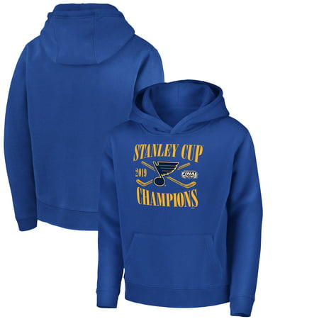 St. Louis Blues Fanatics Branded Youth 2019 Stanley Cup Champions Hand Pass Pullover Hoodie - (Best Hoodie Brands 2019)