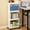 A, variant on XGFHYJEH Storage Shelves for Kitchen, Bedroom, Bathroom, 2 Tire Plastic Shelves, Storage Shelf Rack, Storage Shelf Unit, Storage Rack with Wheels, Storage Racks and Shelving for Small Spaces