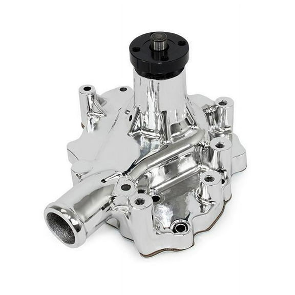 TSP Chrome Aluminum Ford Small Block Driver Inlet Water Pump HC8050C
