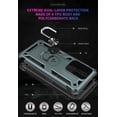thumbnail image 3 of S20 Ultra Case,S20 Ultra 5G Case, [Military Grade ] Shock-Absorption Bumper Cover Anti-Scratch Case with Ring Car Mount Kickstand for Samsung Galaxy S20 Ultra/S20 Ultra 5G - Teal, 3 of 12