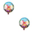 thumbnail image 3 of Globos redondos de gran tamaño con temática de dinosaurio Kearding 2piezas 18 en B, 3 of 6