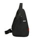 thumbnail image 4 of Mochila de viaje, senderismo, mochila de día con cierre de cremallera, bolso de hombro informal, bolso de pecho para ocio negro, 4 of 8