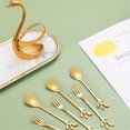 DEKAXID 9Piece Swan Base Stainless Steel Fruit and Dessert Utensil Set