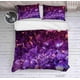 thumbnail image 2 of 3D púrpura Spar Textura Funda de edredón Set Ropa de cama Set Funda de edredón Fundas de almohada 201, 2 of 3