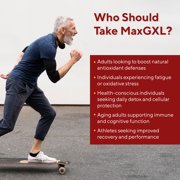 Max International MaxGXL, Unique NAC Formula, Immune and Detox Support, 180 Caps
