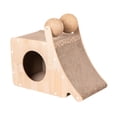 thumbnail image 3 of Cat Scratcher Cat Scratch Pad Hideout Kennel Grind Claws Corrugada Play Play House para gatitos gatitos gatos gates de gato de gato, 3 of 9