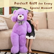 MorisMos Giant Teddy Bear 4ft Stuffed Animal Plush Toy