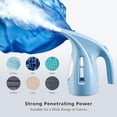 thumbnail image 4 of Vaporizador de ropa HiLIFE, portátil, 240 ml de capacidad, 700 W, potente vapor penetrante, elimina arrugas, ideal para el hogar, la oficina y viajes (solo 120 V) (azul cielo), 4 of 5