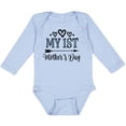 thumbnail image 3 of Inktastic My 1st Mothers Day Girls Long Sleeve Baby Bodysuit, 3 of 5
