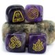 thumbnail image 4 of Conjunto de de 4 Símbolo de Piedra Tallada Agua Fuego Tierra Seda Sunnimix Piedra de cristal natural, 4 of 6