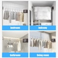 thumbnail image 3 of Retractable Clothesline 4.2M Long Non Sagging Outdoor Clothes Line Heavy Duty Clothes Drying Laundry Line Wall Mount Space Saving Retractable Clothes Drying Rope Balcony Bathroom Patio, 3 of 9