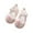 Pink, variant on HUANBAI Toddler Baby Girl Shoes Breathable Shoes Floral Print Sandals Girl Sandals Baby Soft Soled Sandals Shoes For Unisex 4