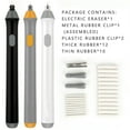 thumbnail image 3 of Electric Eraser under $5! Xqxayjr Electric Eraser for Artists, Battery Operated Eraser Pen, Precision Drafting Eraser Kit, Automatic Eraser for Drawing Sketching, Highlighter Eraser with Refills, 3 of 6