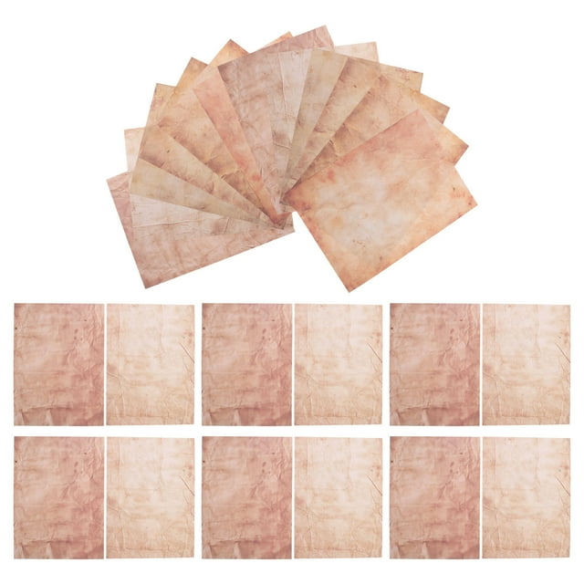 unbranded 48Ud Papel Tarjeta Vintage Para Scrapbook Y Journaling Con Doble En Tonos Variados