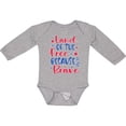 thumbnail image 3 of Inktastic Memorial Day Land of The Free Because of The Brave Boys or Girls Long Sleeve Baby Bodysuit, 3 of 5