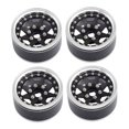 thumbnail image 4 of Llantas RC 1/10, portátiles, de aleación de aluminio, con beadlock, repuestos para 90 D110 TF2 Negro, 4 of 9